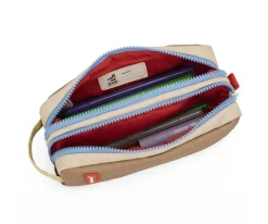 Estuche Doble Compartimento Mini Walnut Personalizable