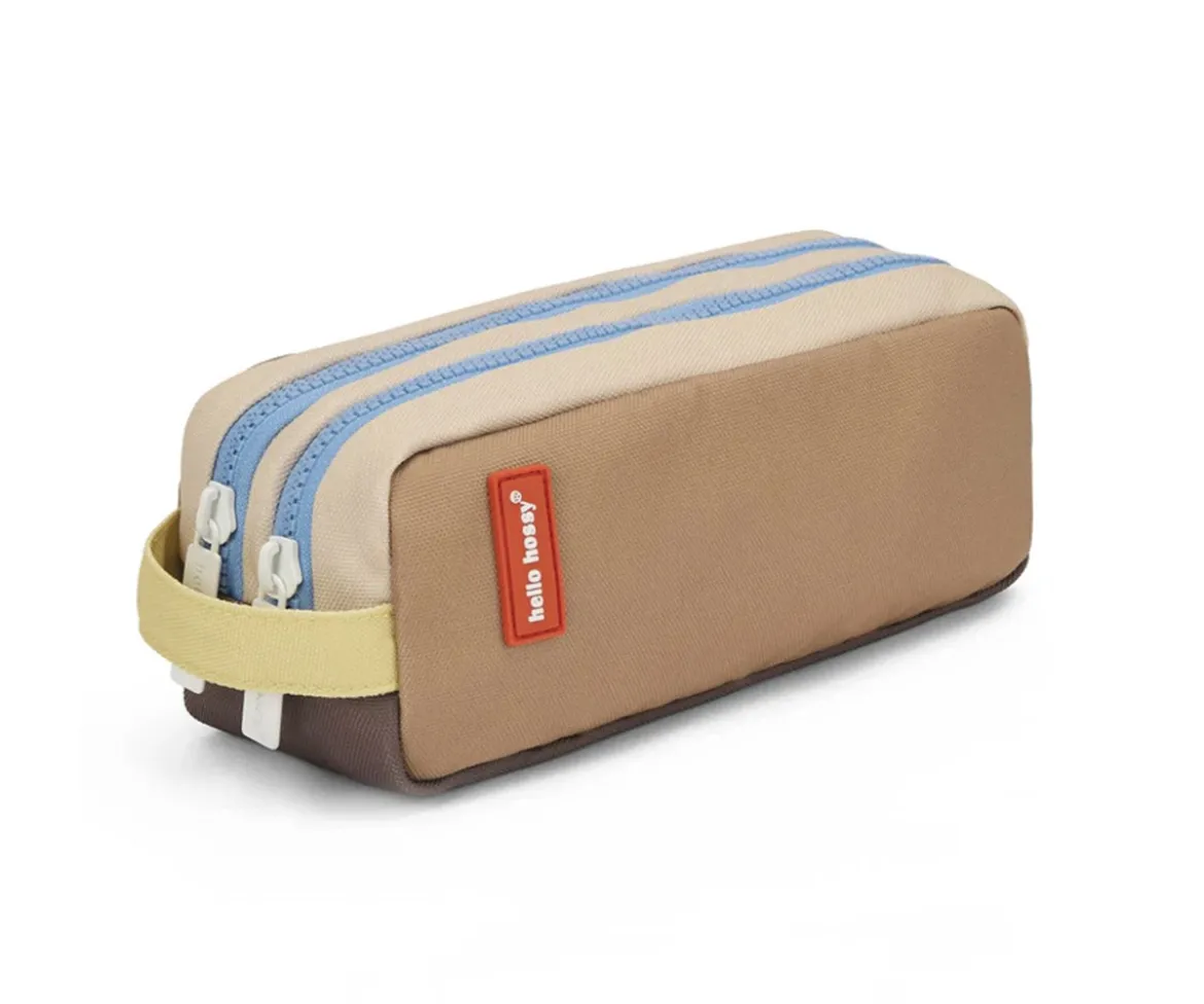 Estuche Doble Compartimento Mini Walnut Personalizable