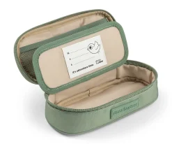 Estuche Escolar 2 Compartimentos Tiny Trails Green