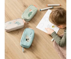 Estuche Escolar Tiny Farm Blue
