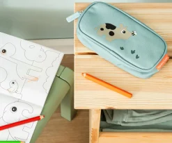 Estuche Escolar Tiny Farm Blue