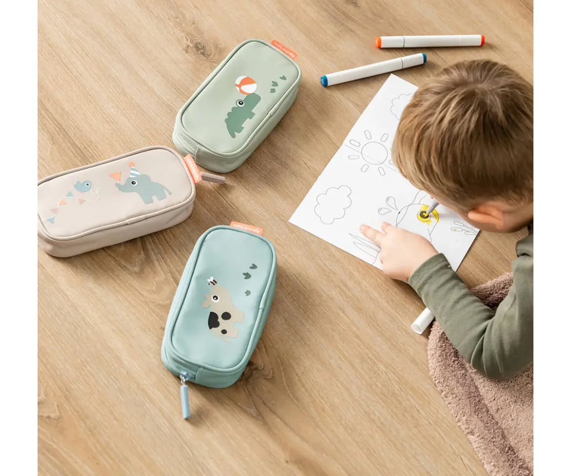Estuche Escolar Tiny Farm Powder
