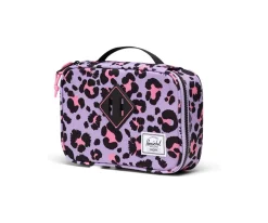 Estuche Herschel Heritage Stencil Leopard Sached Pink