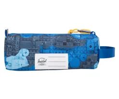 Estuche LEGO® Settlement Personalizable Little Herschel Abstract Bricks Blue