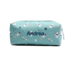Estuche Pandas in Space Personalizable