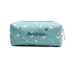 Estuche Pandas in Space Personalizable