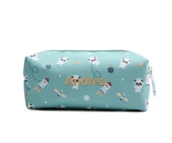 Estuche Pandas in Space Personalizable