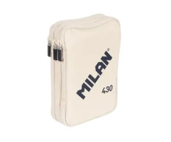 Estuche Plumier 3 Pisos con Material Escolar Beige MILAN 430 since 1918