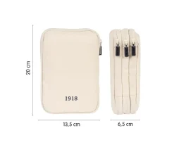 Estuche Plumier 3 Pisos con Material Escolar Beige MILAN 430 since 1918