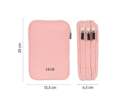 Estuche Plumier 3 Pisos con Material Escolar Rosa MILAN 430 since 1918