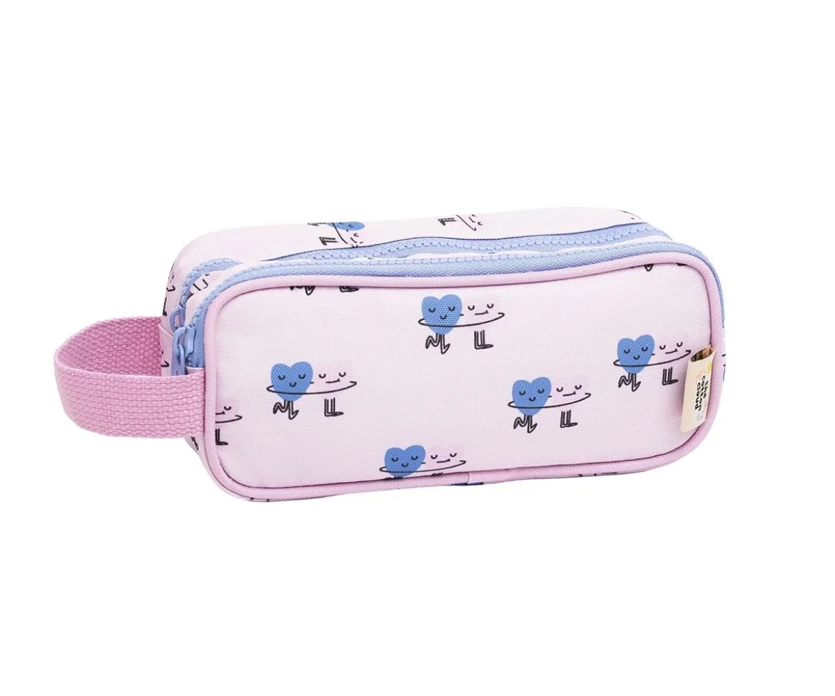Estuche Rectangular Dancing Hearts