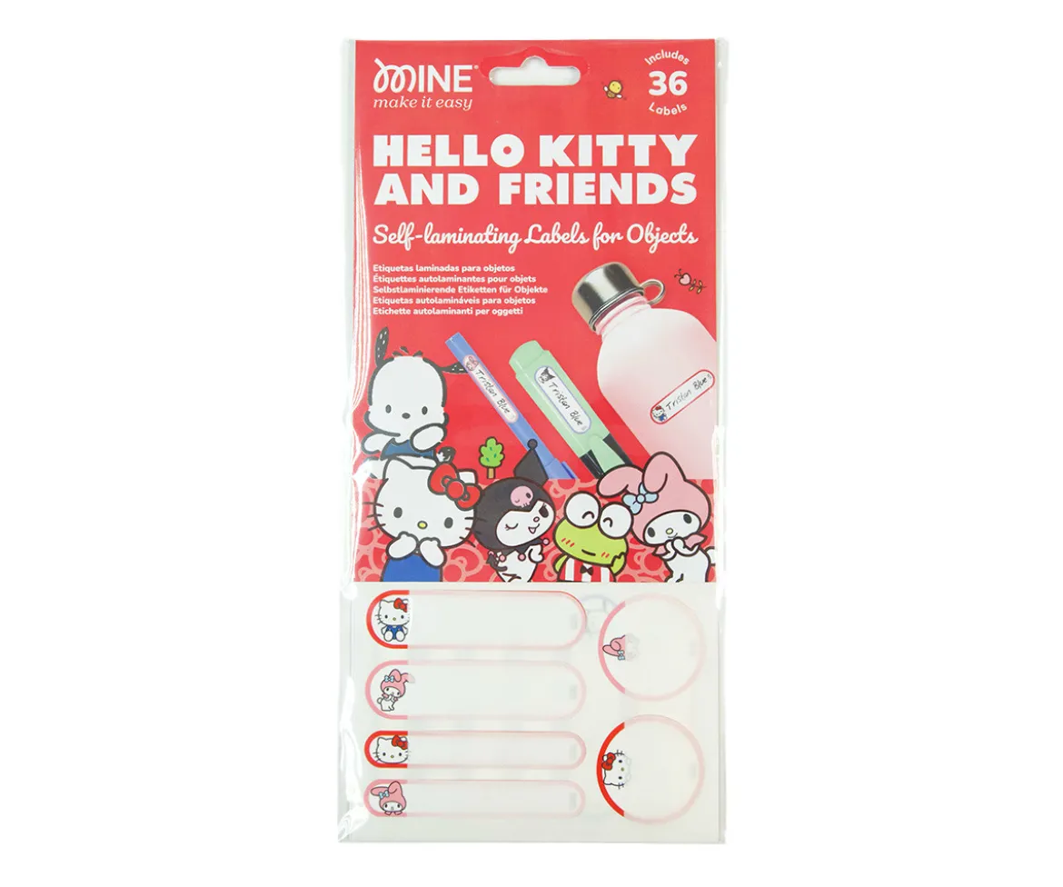 Etiquetas Laminadas Mine Hello Kitty And Friends para Objetos
