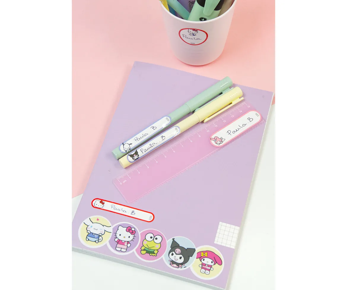 Etiquetas Laminadas Mine Hello Kitty And Friends para Objetos