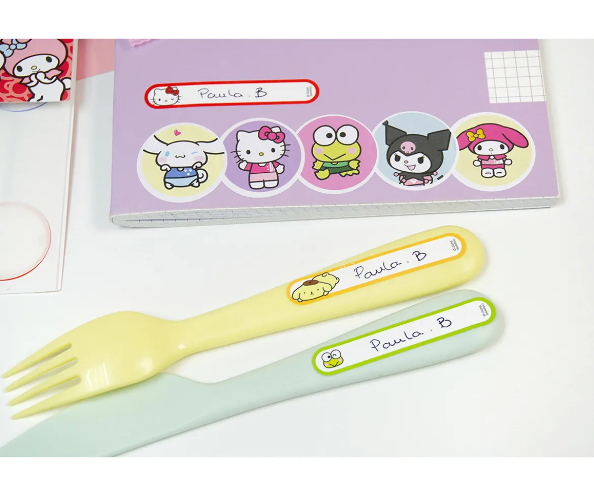 Etiquetas Laminadas Mine Hello Kitty And Friends para Objetos