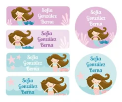 25 Etiquetas para Ropa Sirena
