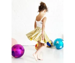 Falda Funky Dorada