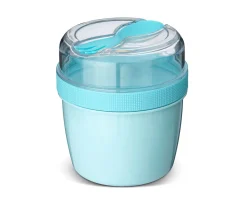 Fiambrera Snack N'ice Cup con Disco Refrigerante Blue