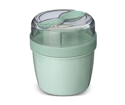 Fiambrera Snack N'ice Cup con Disco Refrigerante Green