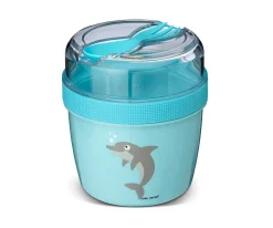 Fiambrera Snack N'ice Cup con Disco Refrigerante Green