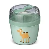 Fiambrera Snack N'ice Cup con Disco Refrigerante Green Camel
