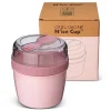 Fiambrera Snack N'ice Cup con Disco Refrigerante Pink