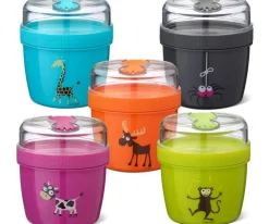 Fiambrera Snack N'ice Cup L Jirafa Turquesa