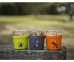 Fiambrera Snack N'ice Cup L Jirafa Turquesa