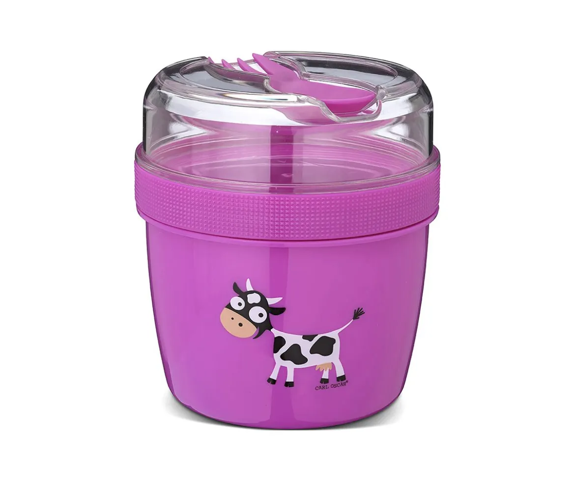 Fiambrera Snack N'ice Cup L Purple