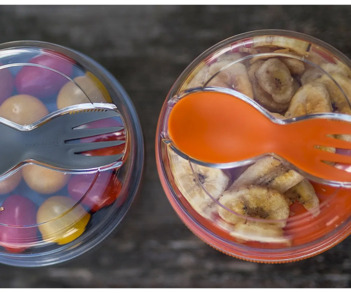 Fiambrera Snack N'ice Cup L Reno Orange