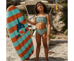 Flotador Tabla de Surf Orange Blue Sharks