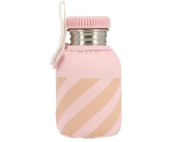 Funda Neopreno Stripes Pink 350ml Personalizable