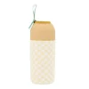 Funda Neopreno Stripes Yellow Chess 750ml