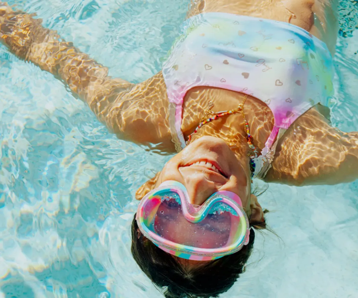 Gafas de Natación Crystal Current Sapphire Swirl
