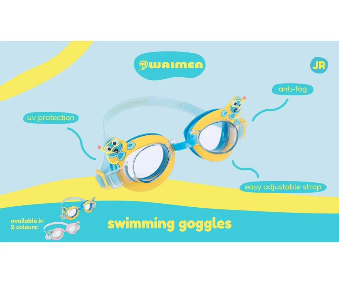 Gafas de Natación Junior Cartoon Kids Moko Amarillo