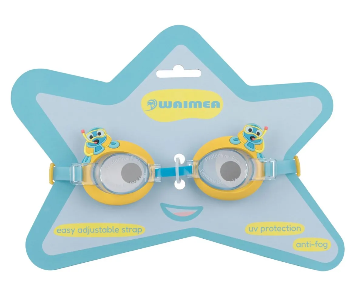 Gafas de Natación Junior Cartoon Kids Moko Amarillo
