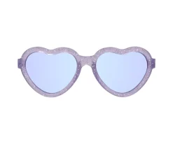 Gafas de Sol Flexibles Hearts (0-24meses) Lavender Shimmer Purple Mirrored Lenses