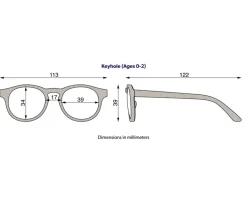 Gafas de Sol Flexibles Keyhole (0-24meses) Summer Sun