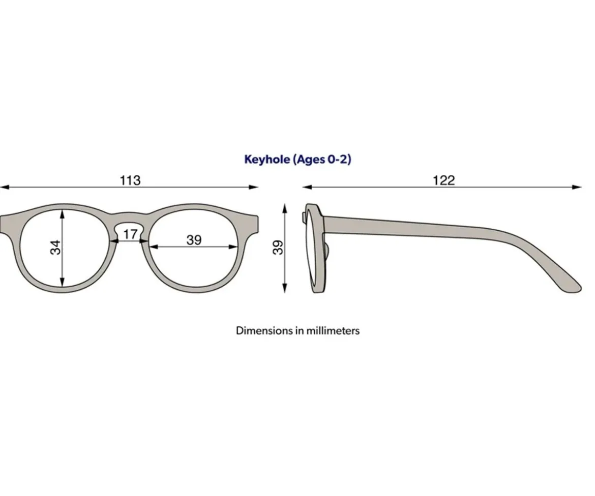 Gafas de Sol Flexibles Keyhole (0-24meses) Summer Sun