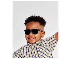 Gafas de Sol Flexibles Navigators (3-5 años) Jet Black Smoke Lenses