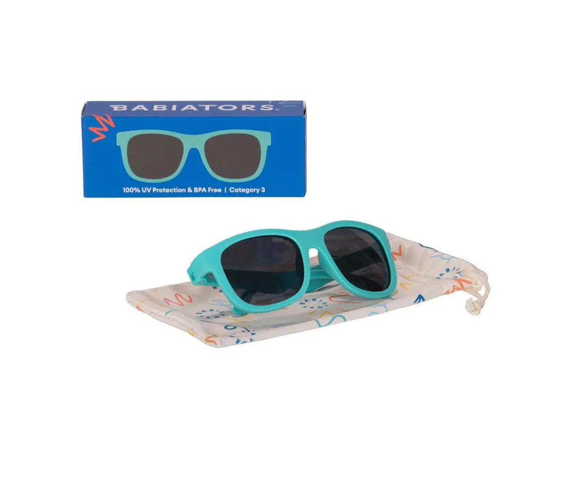 Gafas de Sol Flexibles Navigators (+6 años) Turquoise Tide Smoke Lenses