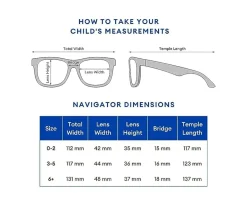 Gafas de Sol Flexibles Navigators (+6 años) Turquoise Tide Smoke Lenses