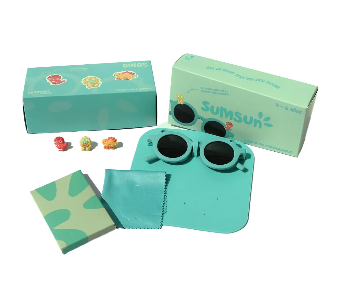 Gafas de Sol Flexibles Personalizables Starter Dinos (4-6 años)