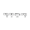 Gafas de Sol Infantil Flexibles BADS4020 Rosa (5-8años)