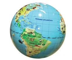 Globo Terráqueo Hinchable 40cm Animales