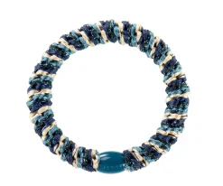 Goma del Pelo Kknekki Mix Navy-Petrol Purpurina