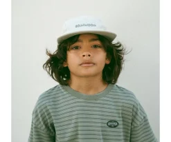 Gorra Banwood Washed 5 Paneles Crema