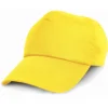 Gorra con Visera Junior Yellow Personalizable