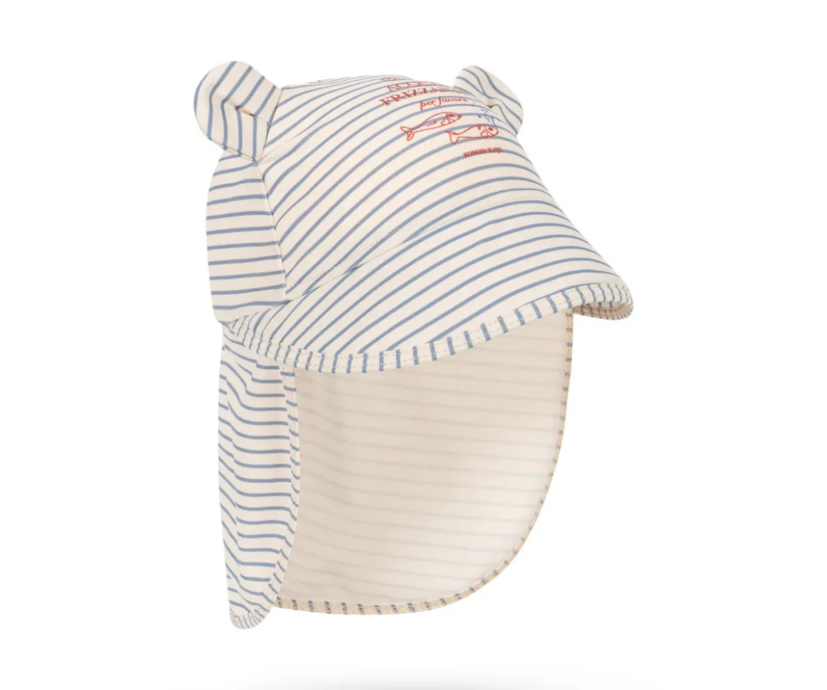 Gorrito de Playa Aster Bear Stripe Bluie