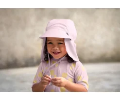 Gorrito de Playa Flap con Protección Solar Pale Pink