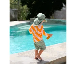 Gorrito de Playa Flap con Protección Solar Scooter Dog Green
